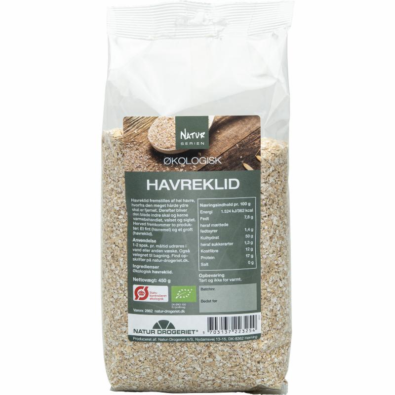 Havreklid 450 g Øko